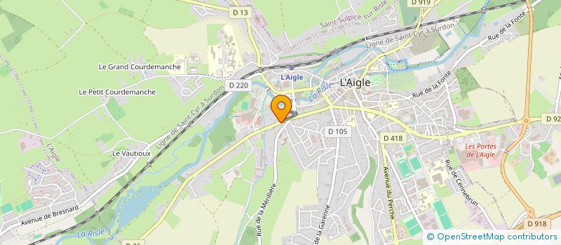 localisation de l'entreprise CHANNEL CM à L'AIGLE
