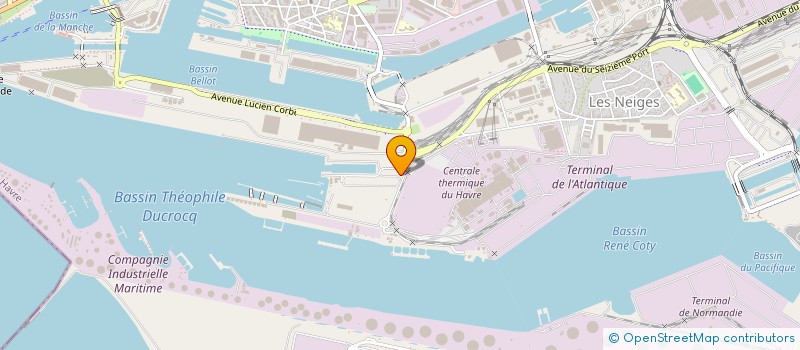 localisation de l'entreprise CHANNEL CONTAINER CARE à LE HAVRE