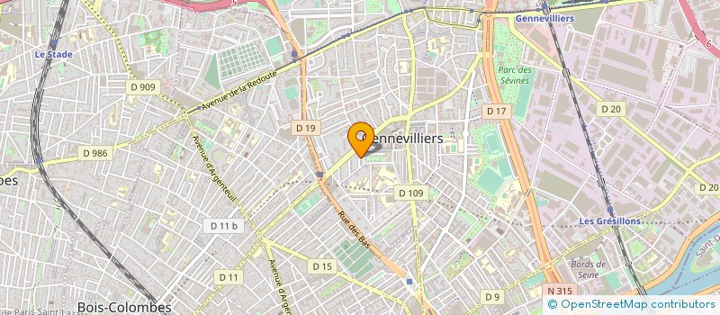 localisation de l'entreprise CHANNEL FRANCE ALGERIE à GENNEVILLIERS