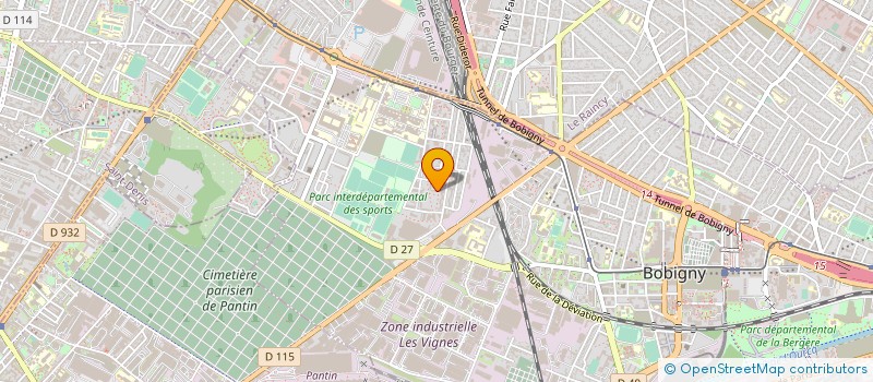 localisation de l'entreprise CHANNEL GARDE INT  BOBIGNY