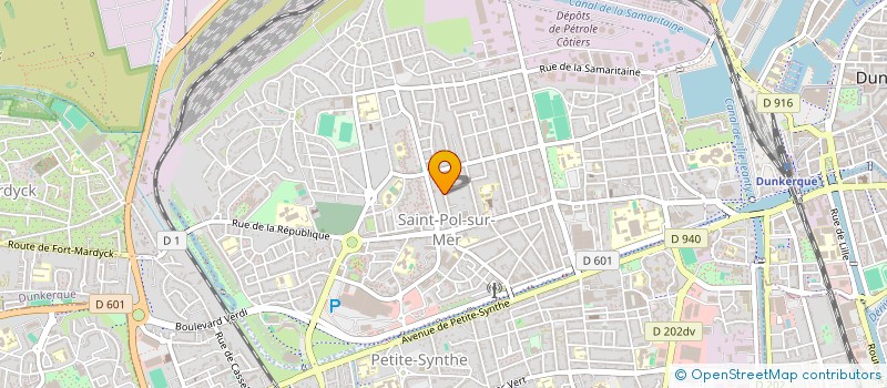localisation de l'entreprise CHANNEL IMMOBILIER à DUNKERQUE