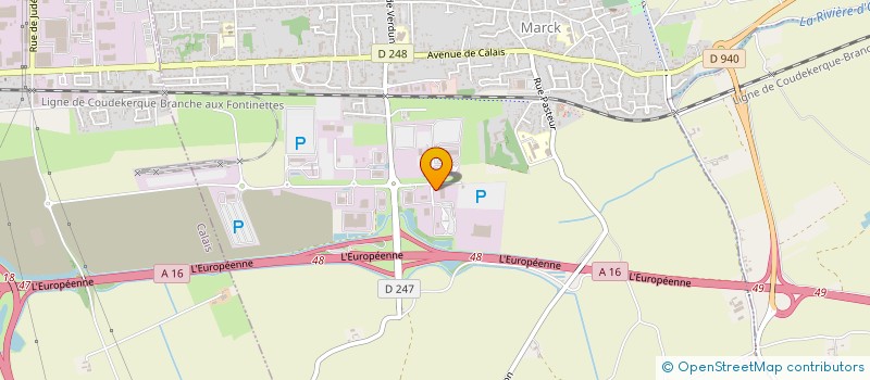 localisation de l'entreprise CHANNEL POIDS LOURDS LOCATIONS  MARCK