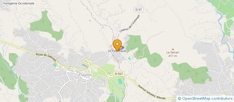 localisation de l'entreprise CHANNEL SOLEIL  VILLECROZE