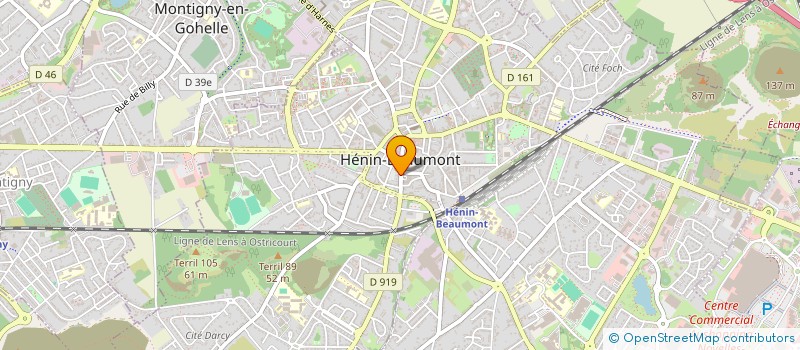 localisation de l'entreprise CHANNI'S à HENIN-BEAUMONT
