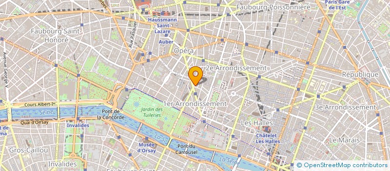 localisation de l'entreprise CHANO à PARIS