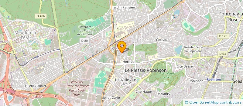 localisation de l'entreprise CHANOA TECH  LE PLESSIS-ROBINSON
