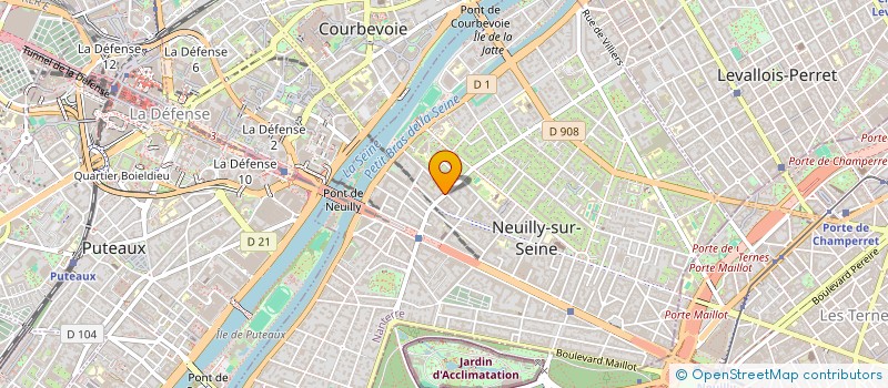 localisation de l'entreprise CHANOFRAN à NEUILLY-SUR-SEINE