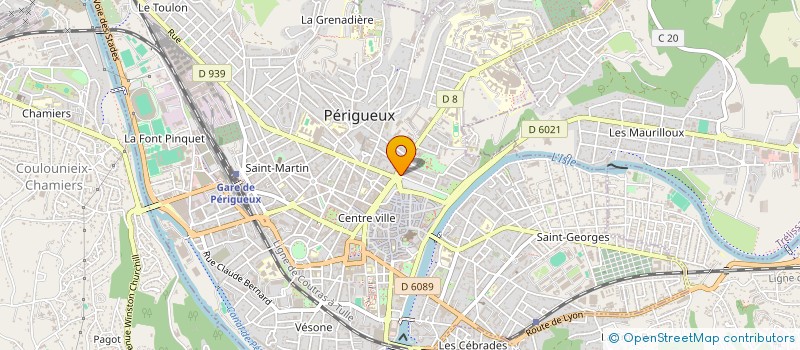 localisation de l'entreprise CHANOINE DUCLAUD à PERIGUEUX