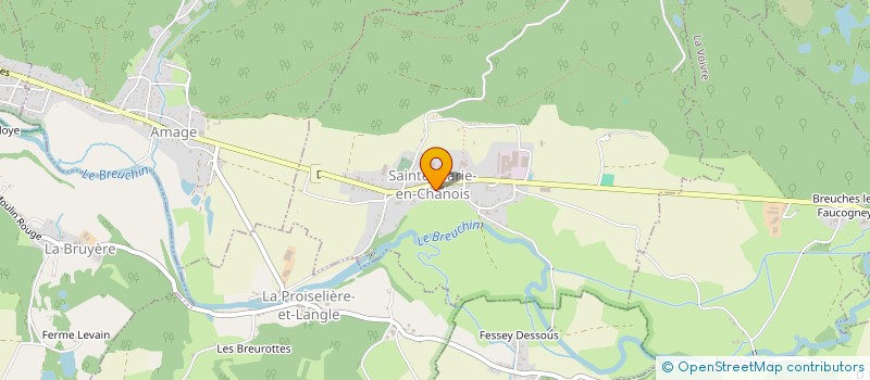 localisation de l'entreprise CHANOISIENNE DE DISTRIBUTION à SAINTE-MARIE-EN-CHANOIS