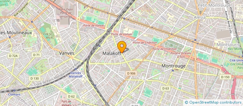 localisation de l'entreprise CHANOKI à MALAKOFF