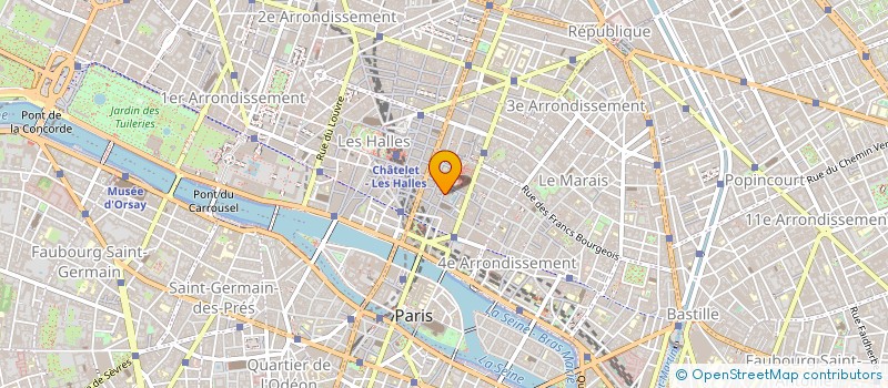 localisation de l'entreprise CHANOON à PARIS