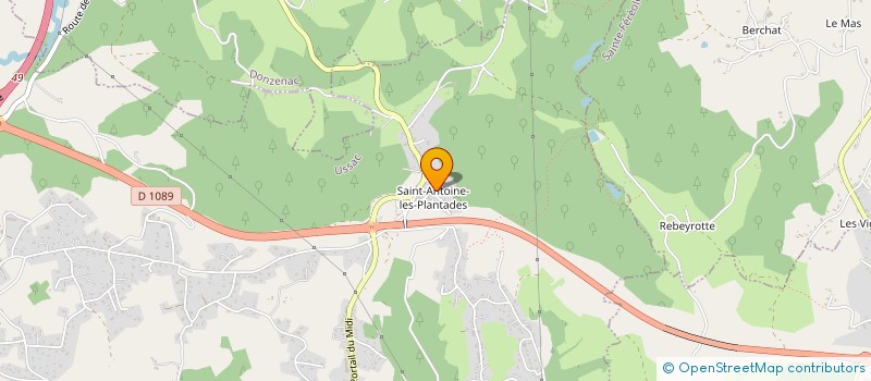 localisation de l'entreprise CHANOURDIE FERREIRA IMMOBILIER  USSAC