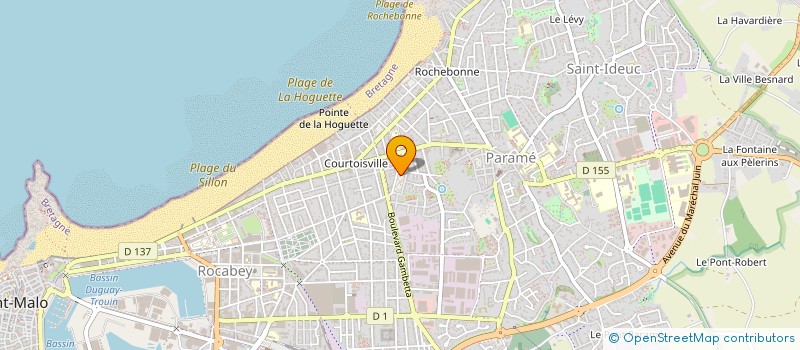 localisation de l'entreprise CHANPAIS  SAINT-MALO