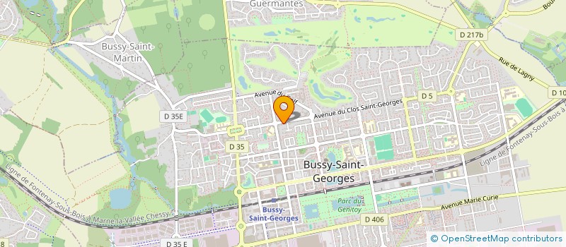 localisation de l'entreprise CHANPI  BUSSY-SAINT-GEORGES