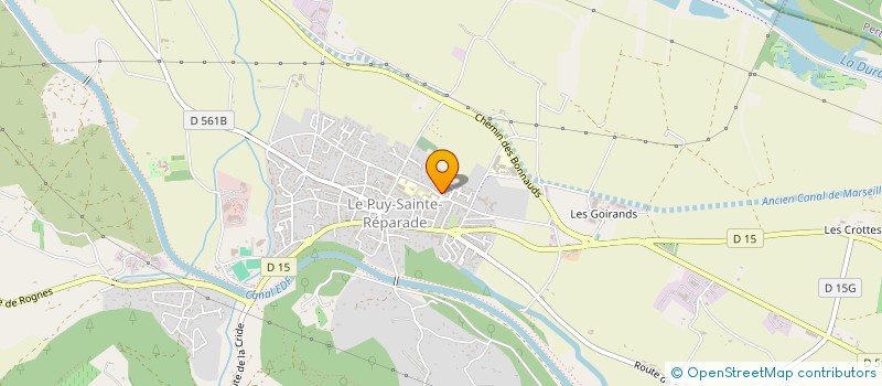 localisation de l'entreprise CHANPS ET JJARDINS DU COEUR  LE PUY-SAINTE-REPARADE