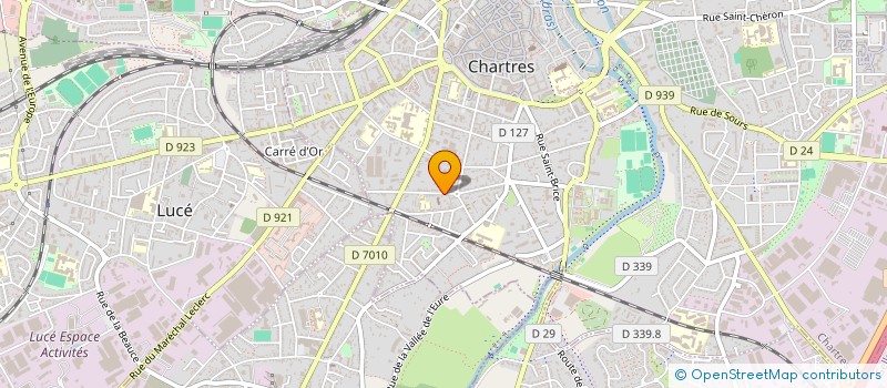 localisation de l'entreprise CHANREVE à CHARTRES