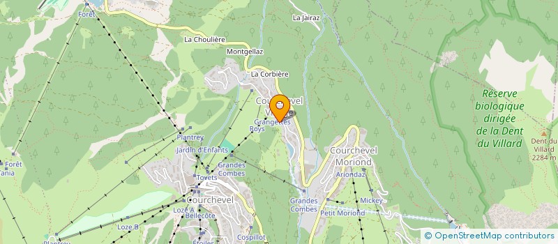 localisation de l'entreprise CHANROSSA EUROPE SA à COURCHEVEL