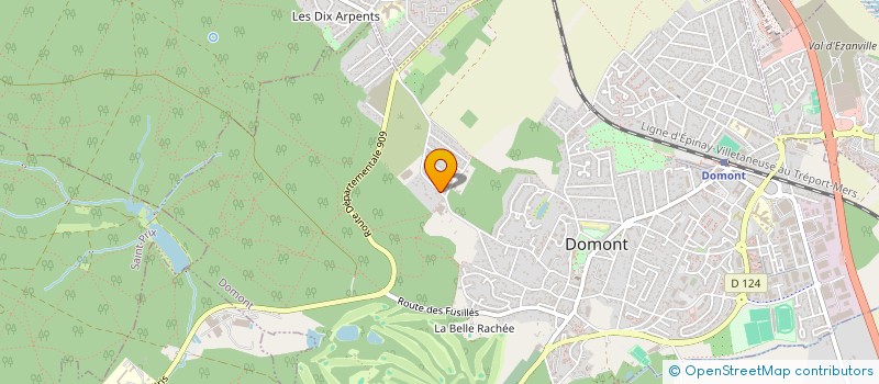 localisation de l'entreprise CHANS' à DOMONT