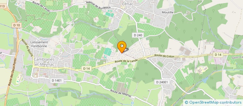 localisation de l'entreprise CHANSARD INVEST  CAMBLANES ET MEYNAC