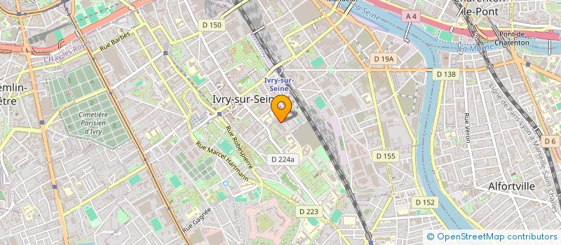 localisation de l'entreprise CHANSAY à IVRY-SUR-SEINE