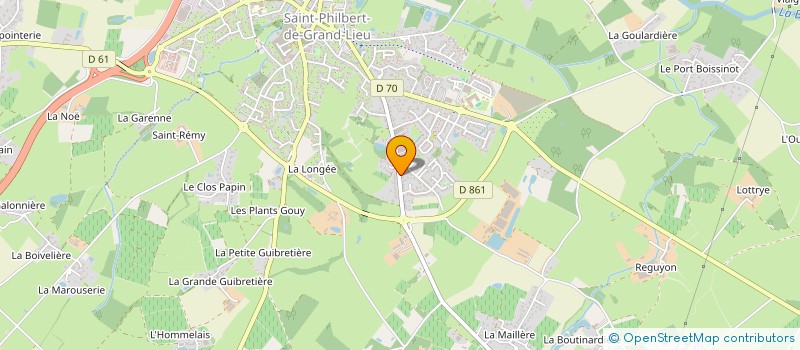 localisation de l'entreprise CHANSON  SAINT-PHILBERT-DE-GRAND-LIEU