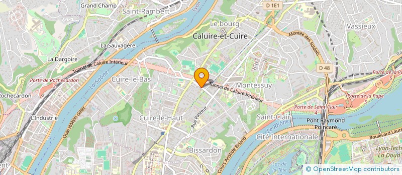 localisation de l'entreprise CHANSON METALLERIE  CALUIRE-ET-CUIRE