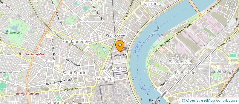 localisation de l'entreprise CHANSONS AUX POMMES  BORDEAUX