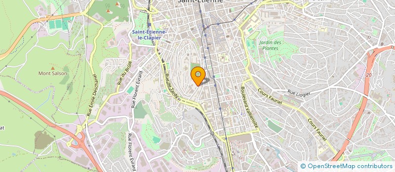 localisation de l'entreprise CHANSONS D'HIER ET D'AUJOURD'HUI  SAINT-ETIENNE