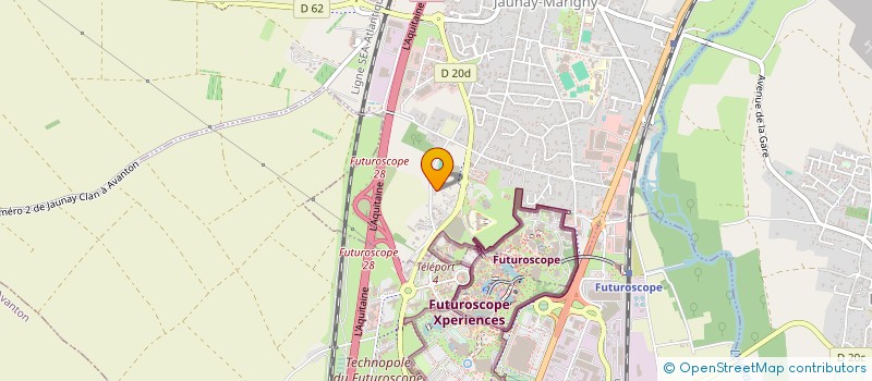 localisation de l'entreprise CHANSONS D'HIER ET D'AUJOURD'HUI  JAUNAY-MARIGNY