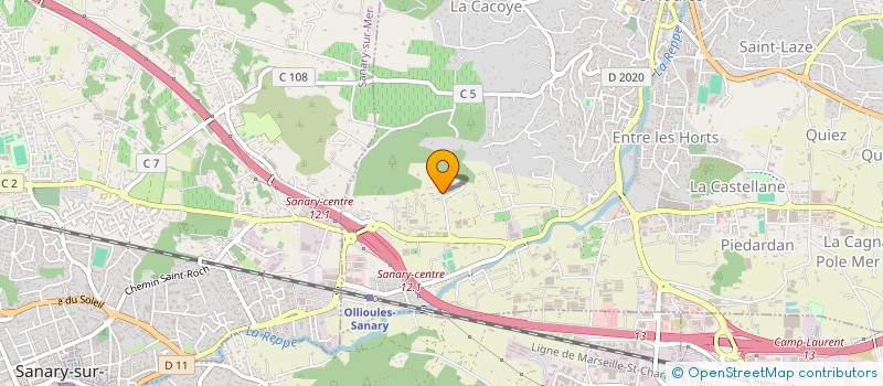 localisation de l'entreprise CHANSONS DE NOS VINGT ANS à OLLIOULES