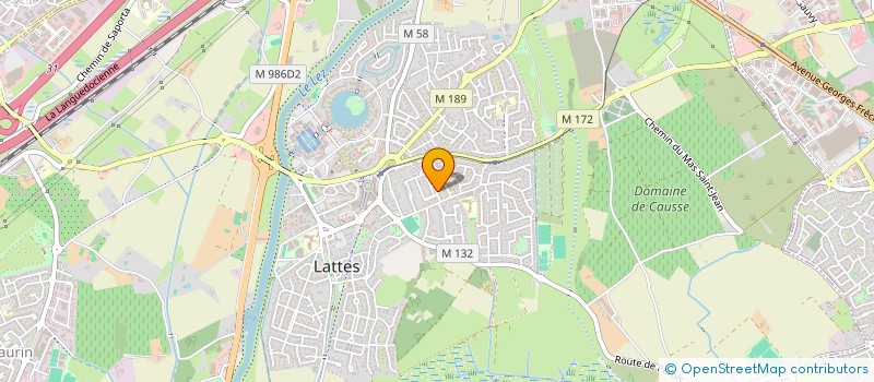 localisation de l'entreprise CHANSONS PARTAGES ET PARTITIONS à LATTES