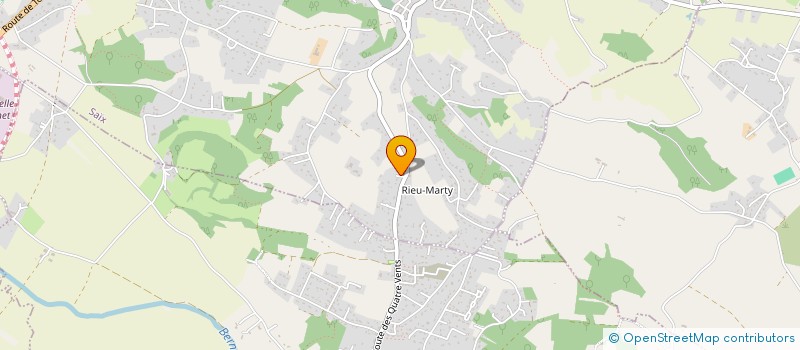 localisation de l'entreprise CHANSONS PASSION  SAIX