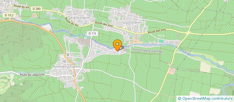 localisation de l'entreprise CHANSONS POUR UNE DROLE DE VIE  AMMERSCHWIHR