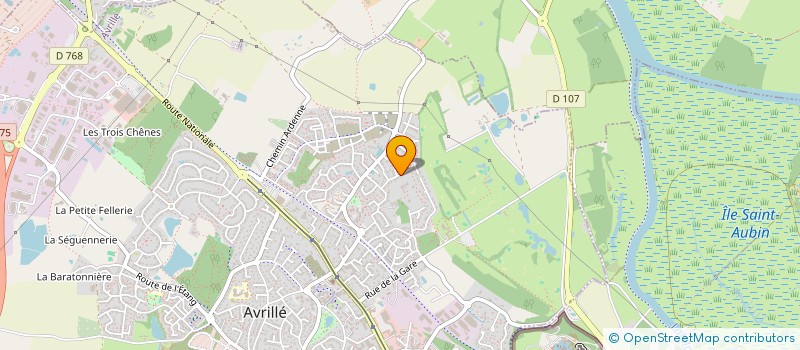 localisation de l'entreprise CHANT ANJOU  AVRILLE