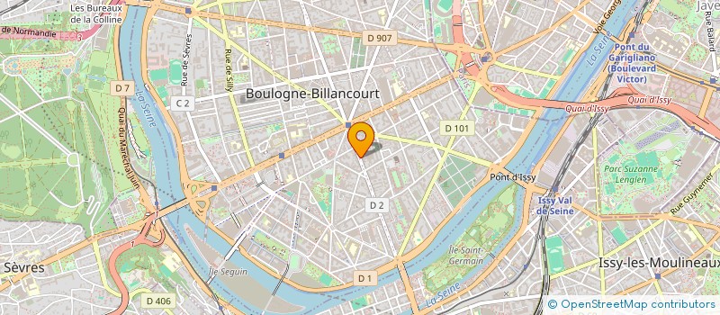 localisation de l'entreprise CHANT'ANN à BOULOGNE-BILLANCOURT