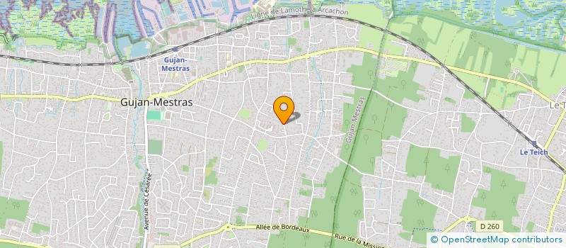 localisation de l'entreprise CHANT-BORD  GUJAN-MESTRAS