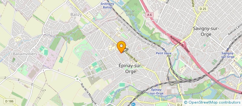 localisation de l'entreprise CHANT CHORAL ET MUSIQUE SACREE à EPINAY-SUR-ORGE