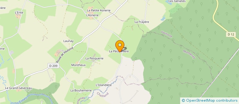 localisation de l'entreprise CHANT DE CHANVRE  MONTENAY