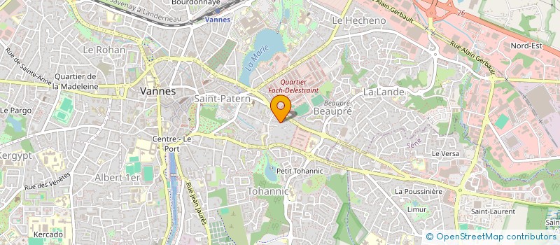 localisation de l'entreprise CHANT DES OISEAUX à VANNES