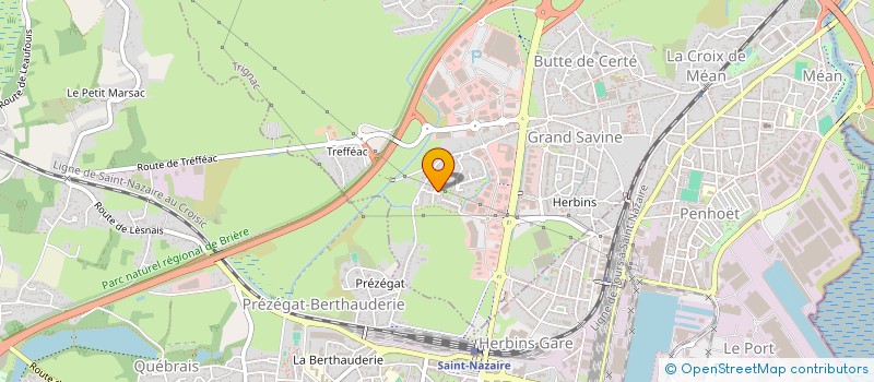 localisation de l'entreprise CHANT DES SIRENES DE ST NAZAIRE  TRIGNAC