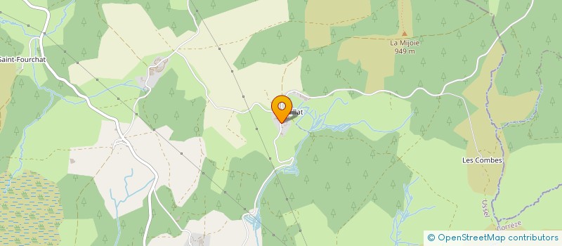 localisation de l'entreprise CHANT ET MUSIQUE SUR LE PLATEAU  PEYRELEVADE