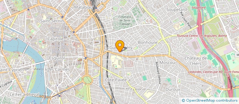 localisation de l'entreprise CHANT-INVEST à TOULOUSE