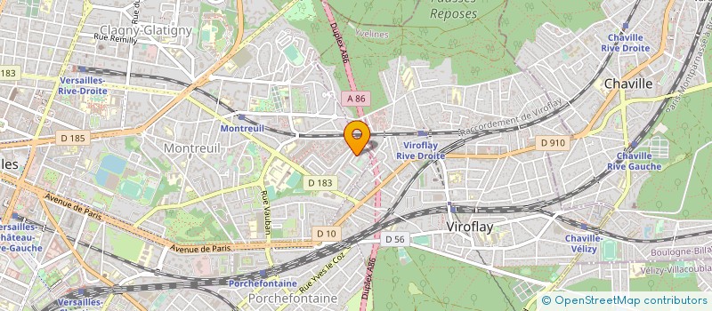 localisation de l'entreprise CHANT LIBRE à VERSAILLES