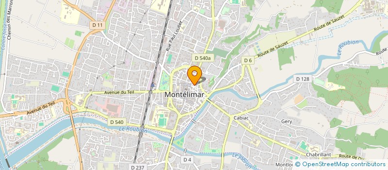 localisation de l'entreprise CHANT LIBRE  MONTELIMAR