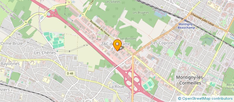 localisation de l'entreprise CHANT'OCCAZ  HERBLAY-SUR-SEINE