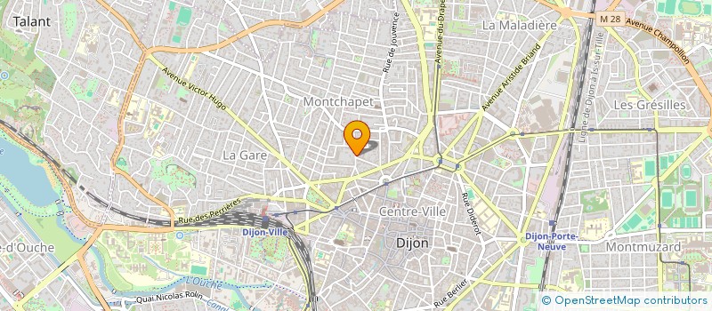 localisation de l'entreprise CHANT SOUFFLE ET MOUVEMENT à DIJON