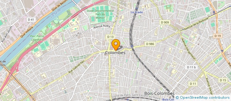 localisation de l'entreprise CHANTACO  COLOMBES