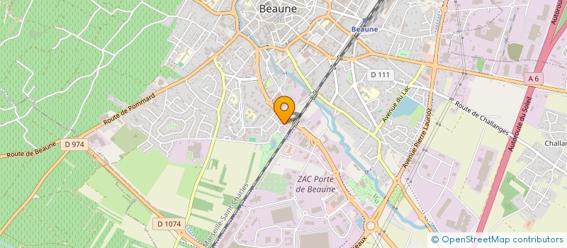 localisation de l'entreprise CHANTAL à BEAUNE