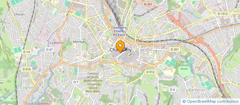 localisation de l'entreprise CHANTAL BAUDOIN COACHING  CHAMBERY