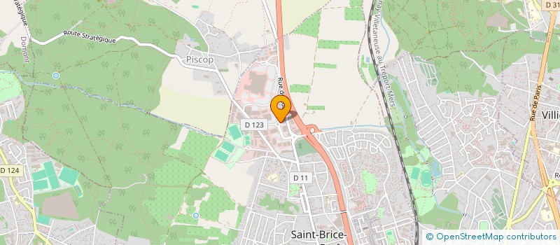 localisation de l'entreprise CHANTAL FLORE  SAINT-BRICE-SOUS-FORET